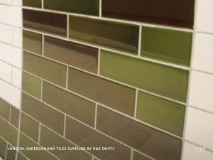 LONDON UNDERGROUND TILES SUPPLIED BY H&E SMITH