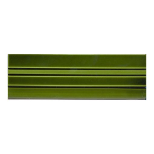 9x3 Skirting Victorian Green Underground Tile