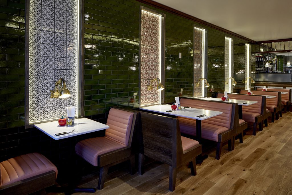 Brick Slip Tiles for the Gourmet Burger Kitchen