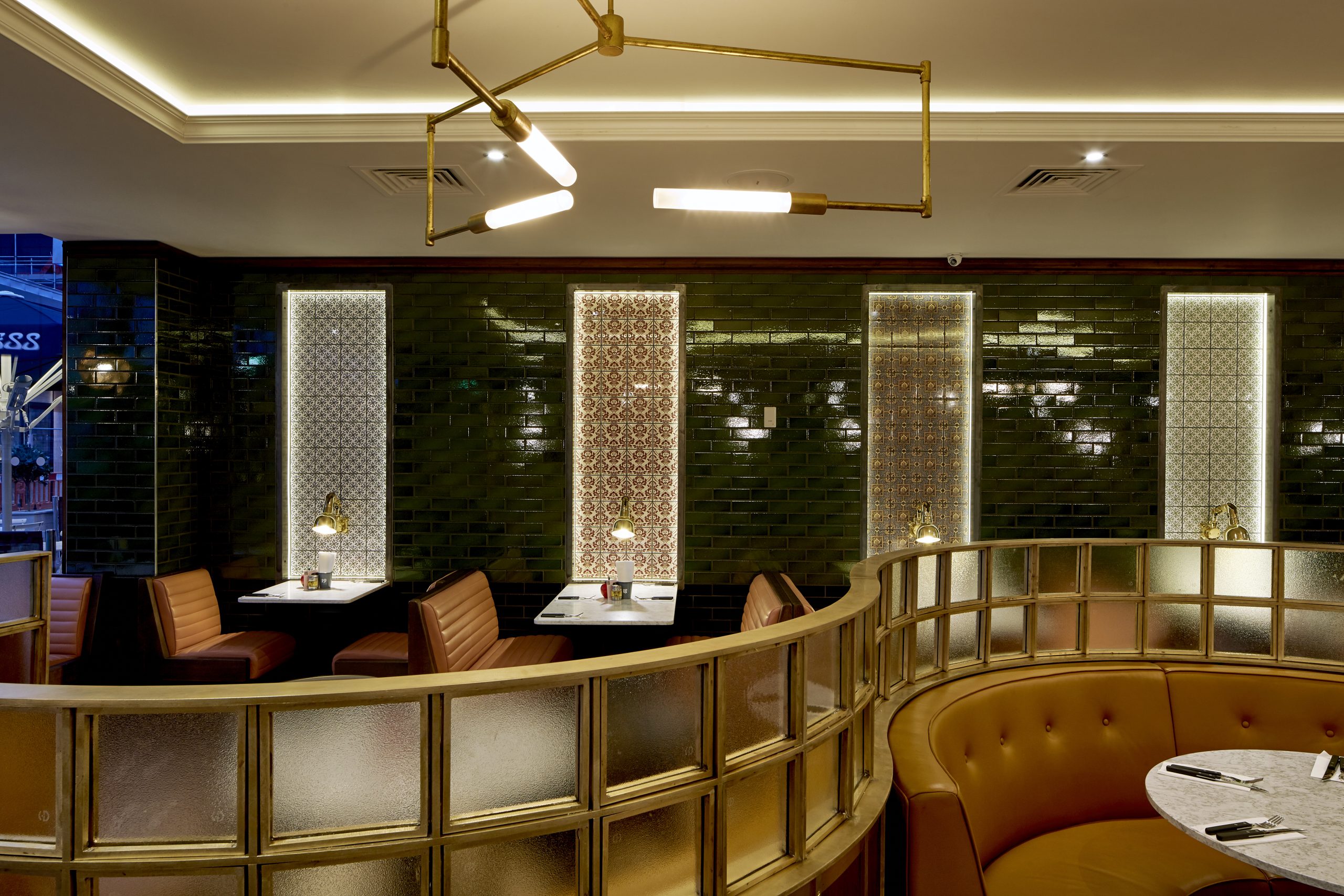 Brick Slip Tiles for the Gourmet Burger Kitchen