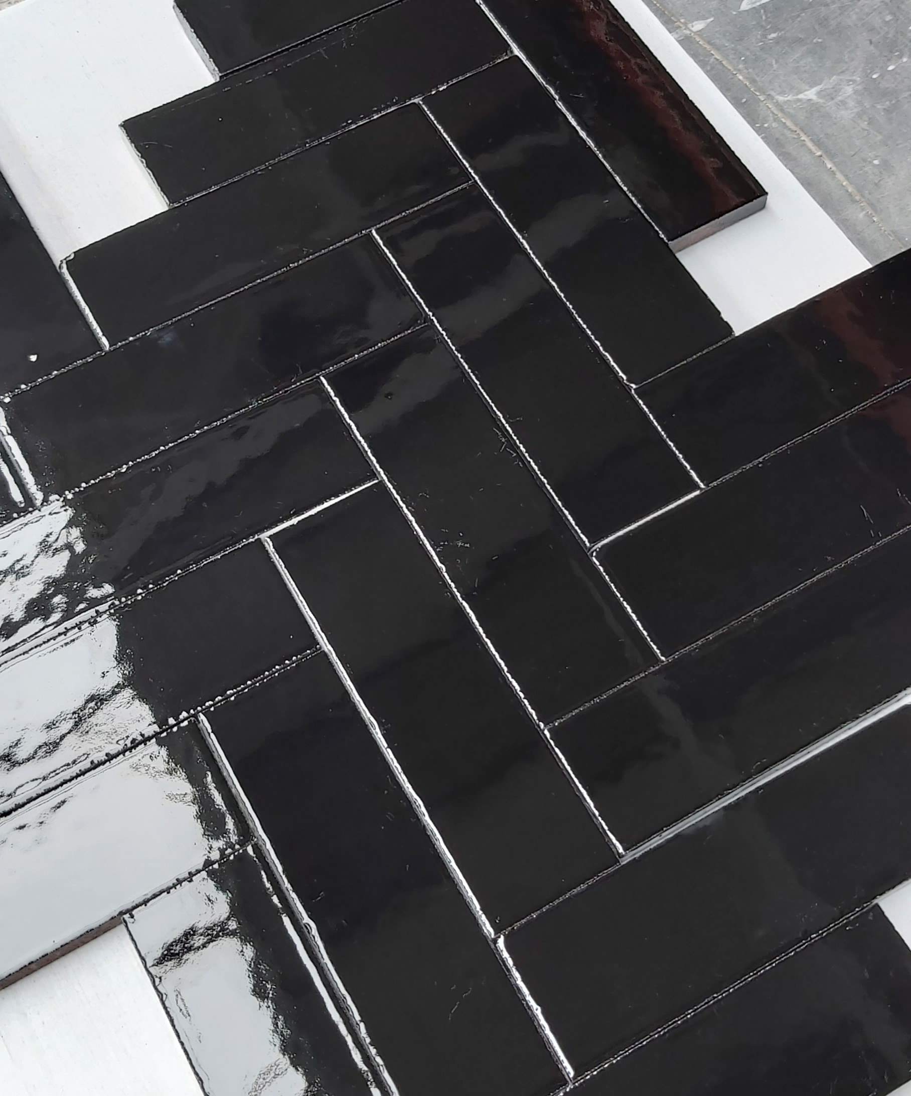 Black Eco Brick Slip