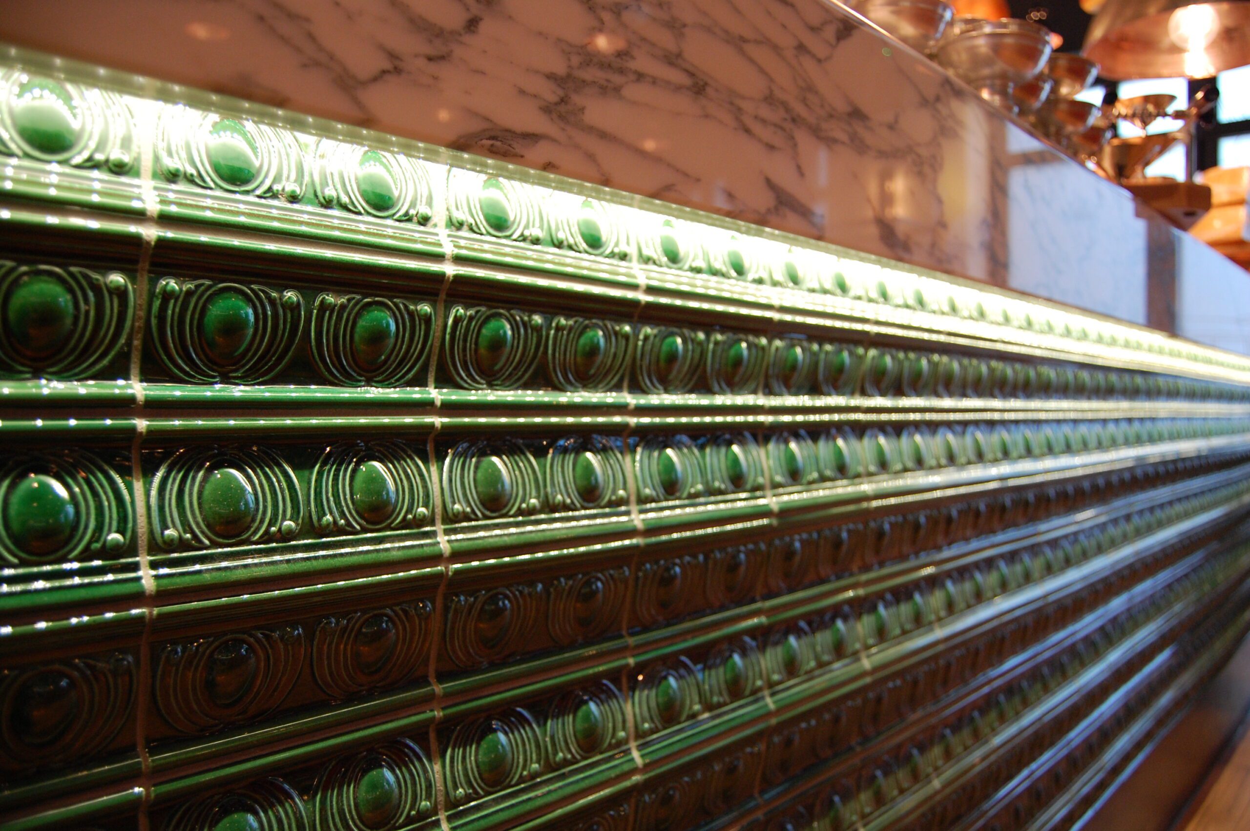 Royal Garland Dado in Jamie Oliver Restaurant