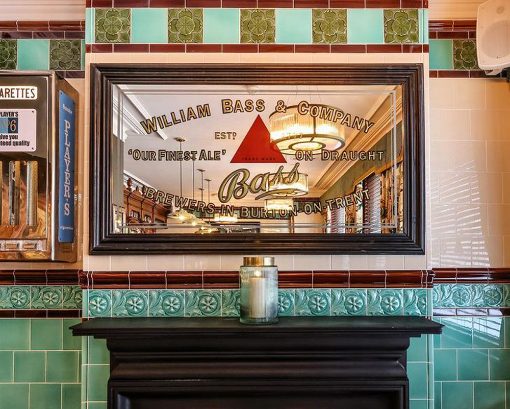 Bespoke Tiles in Golden Cup Pub