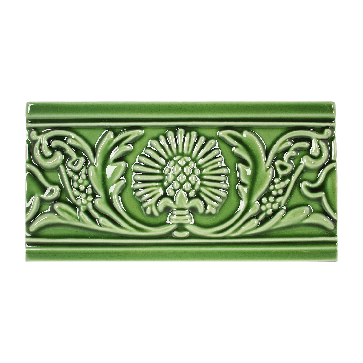 Apple Thistle Border Tile
